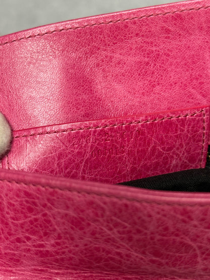 Balenciaga Moto Messenger Bag Pink