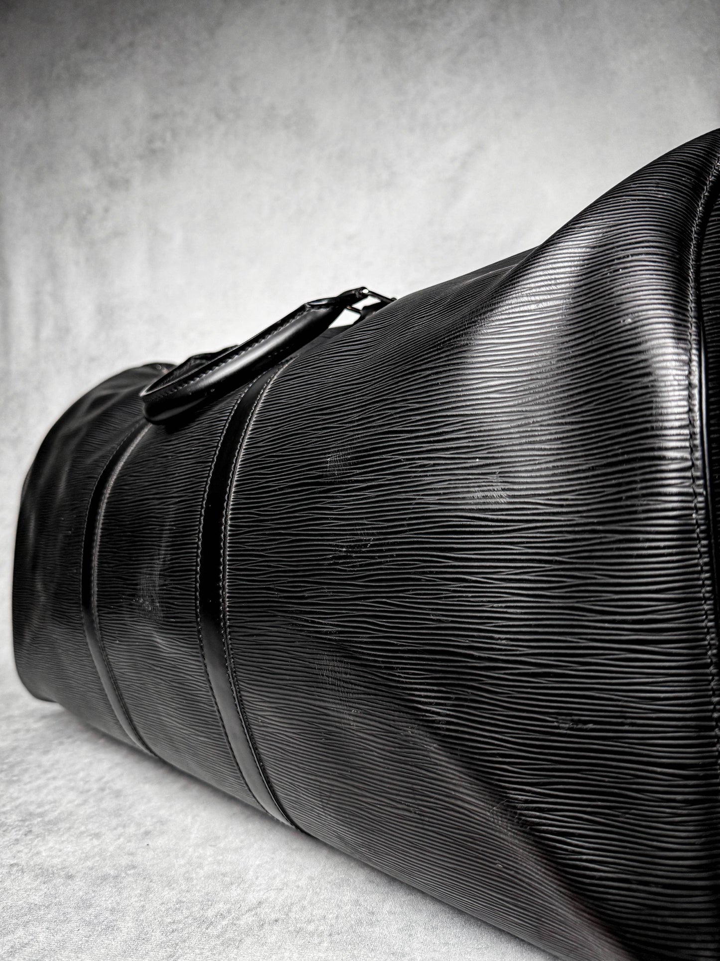 Louis Vuitton Keepall 55 Black Epi Leather 2006