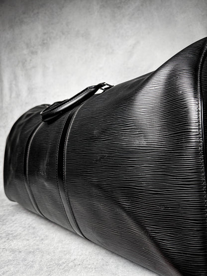 Louis Vuitton Keepall 55 Black Epi Leather 2006