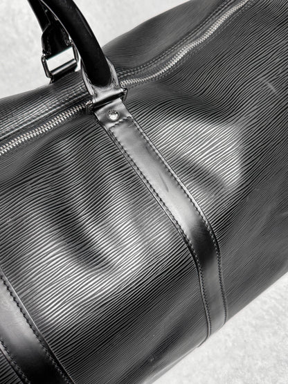 Louis Vuitton Keepall 55 Black Epi Leather 2006