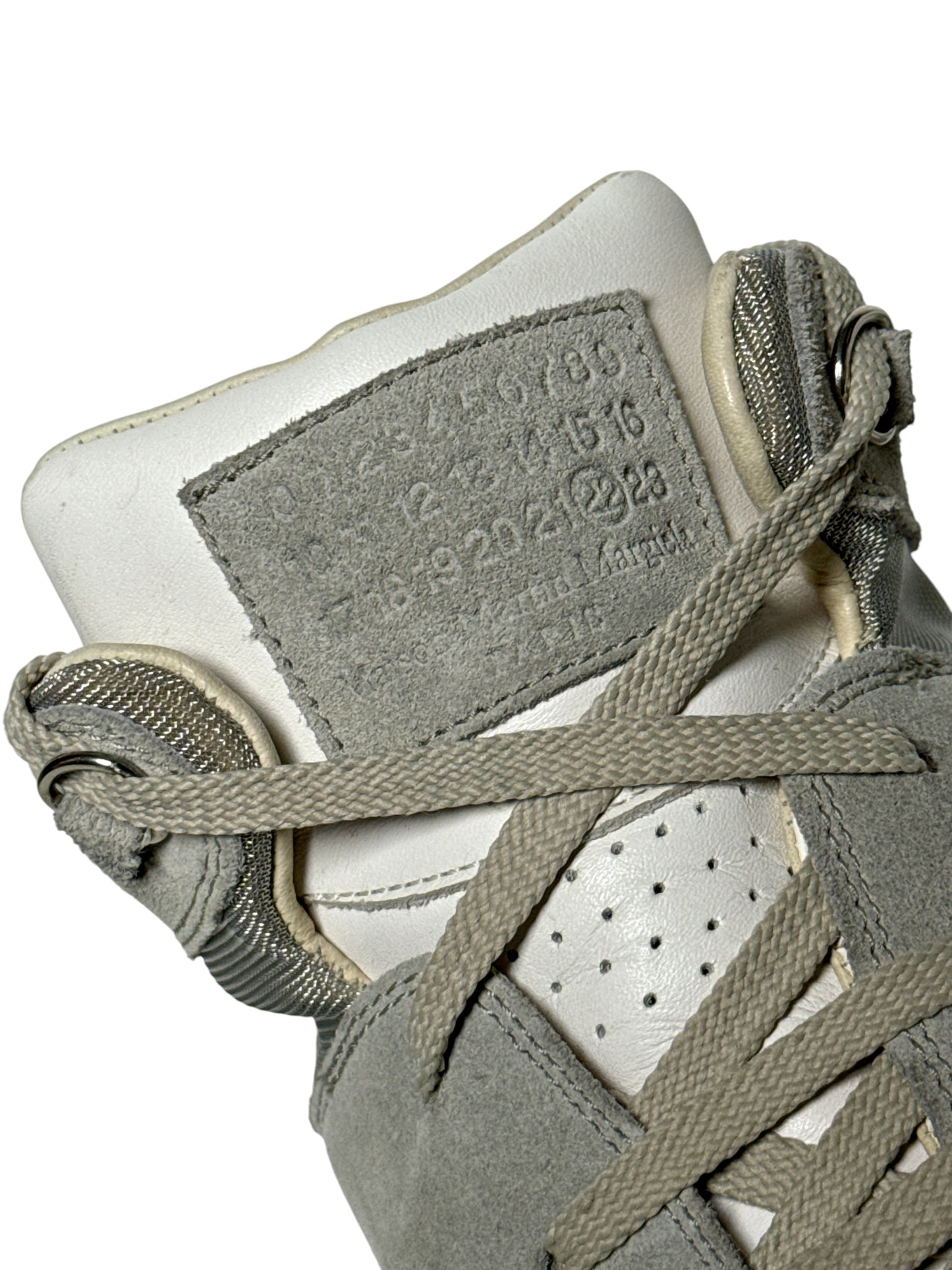 2010 Maison Margiela Paneled Mid-Top GATs White/Grey (44)