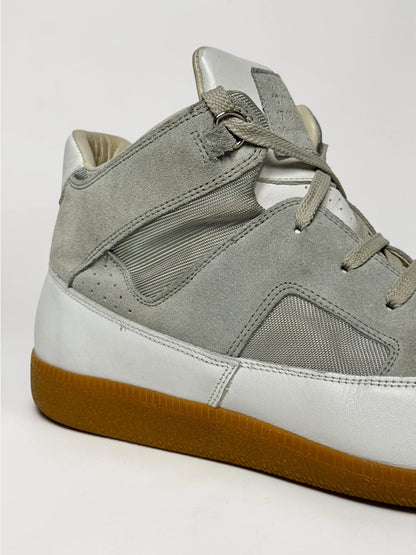 2010 Maison Margiela Paneled Mid-Top GATs White/Grey (44)