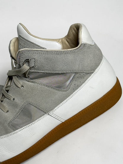2010 Maison Margiela Paneled Mid-Top GATs White/Grey (44)