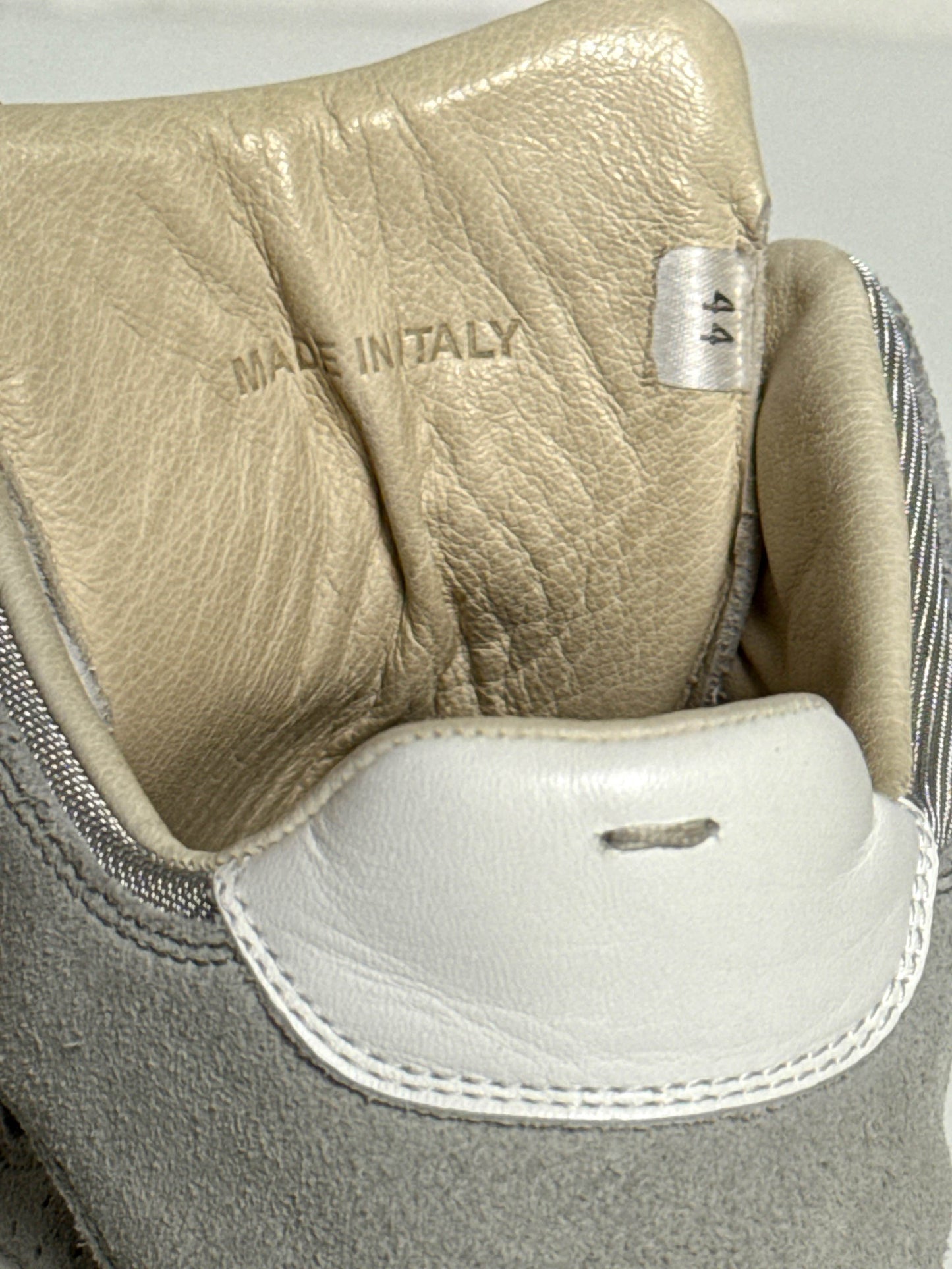 2010 Maison Margiela Paneled Mid-Top GATs White/Grey (44)