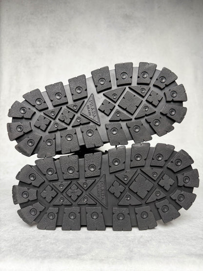 Prada Apres Ski Boots Nylon Gabardine/Saffiano Leather (44)