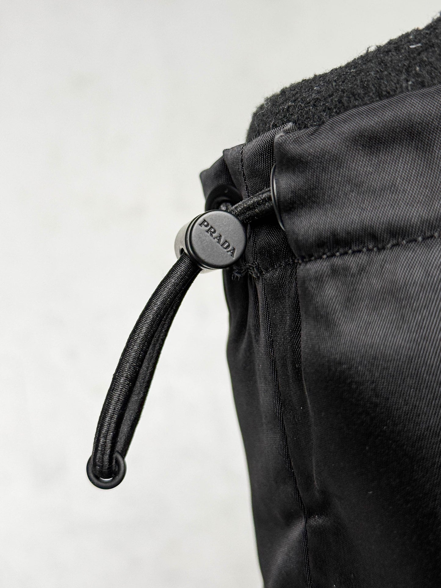 Prada Apres Ski Boots Nylon Gabardine/Saffiano Leather (44)