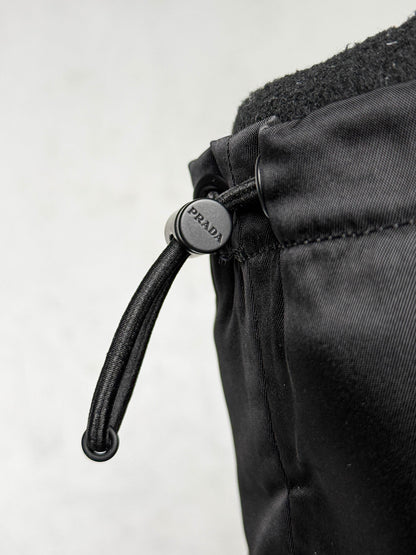 Prada Apres Ski Boots Nylon Gabardine/Saffiano Leather (44)