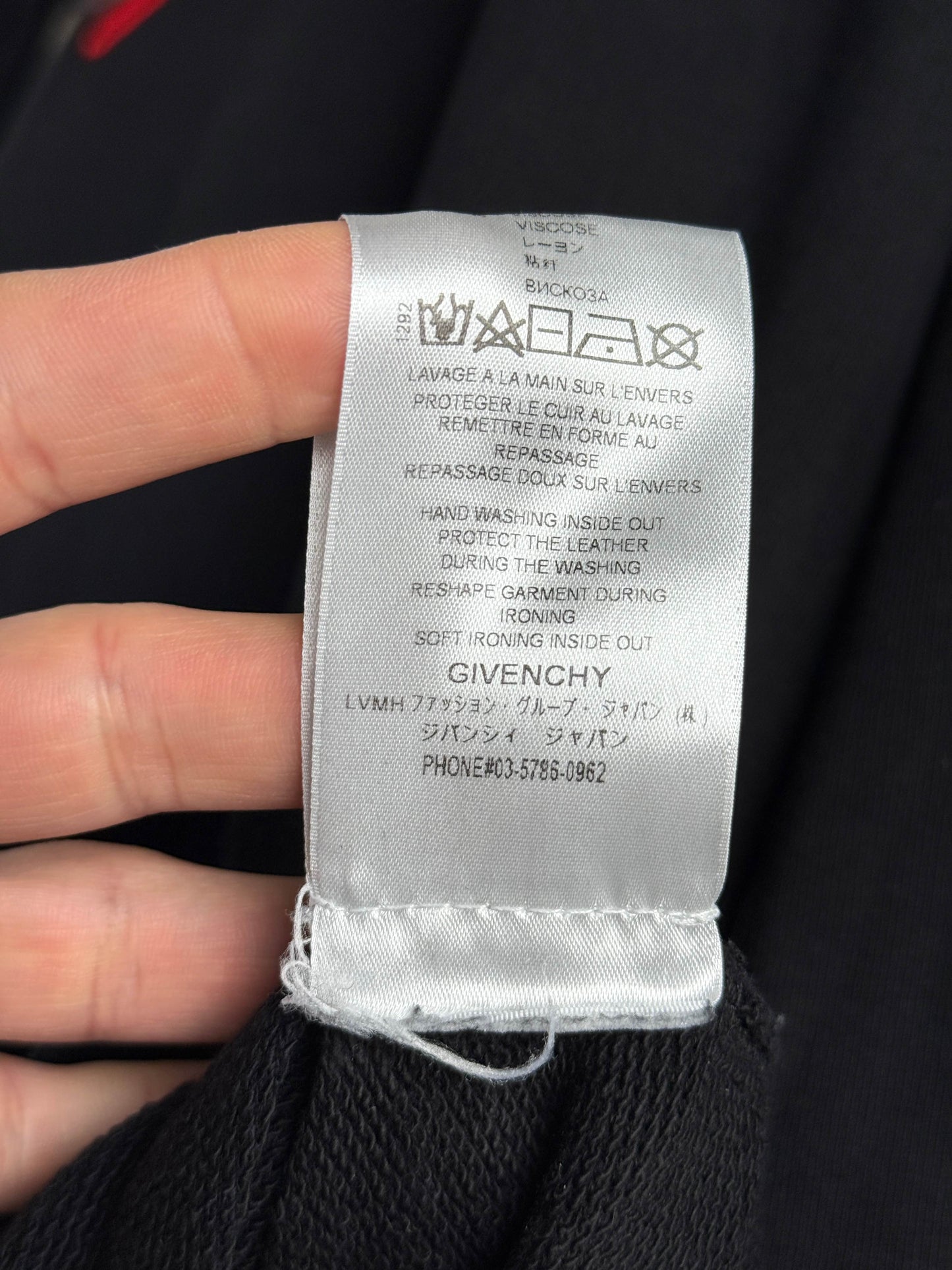 Givenchy Lion Embroidered Hoodie with Faux Fur (L)