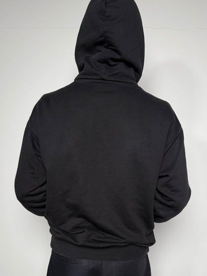 Givenchy Lion Embroidered Hoodie with Faux Fur (L)