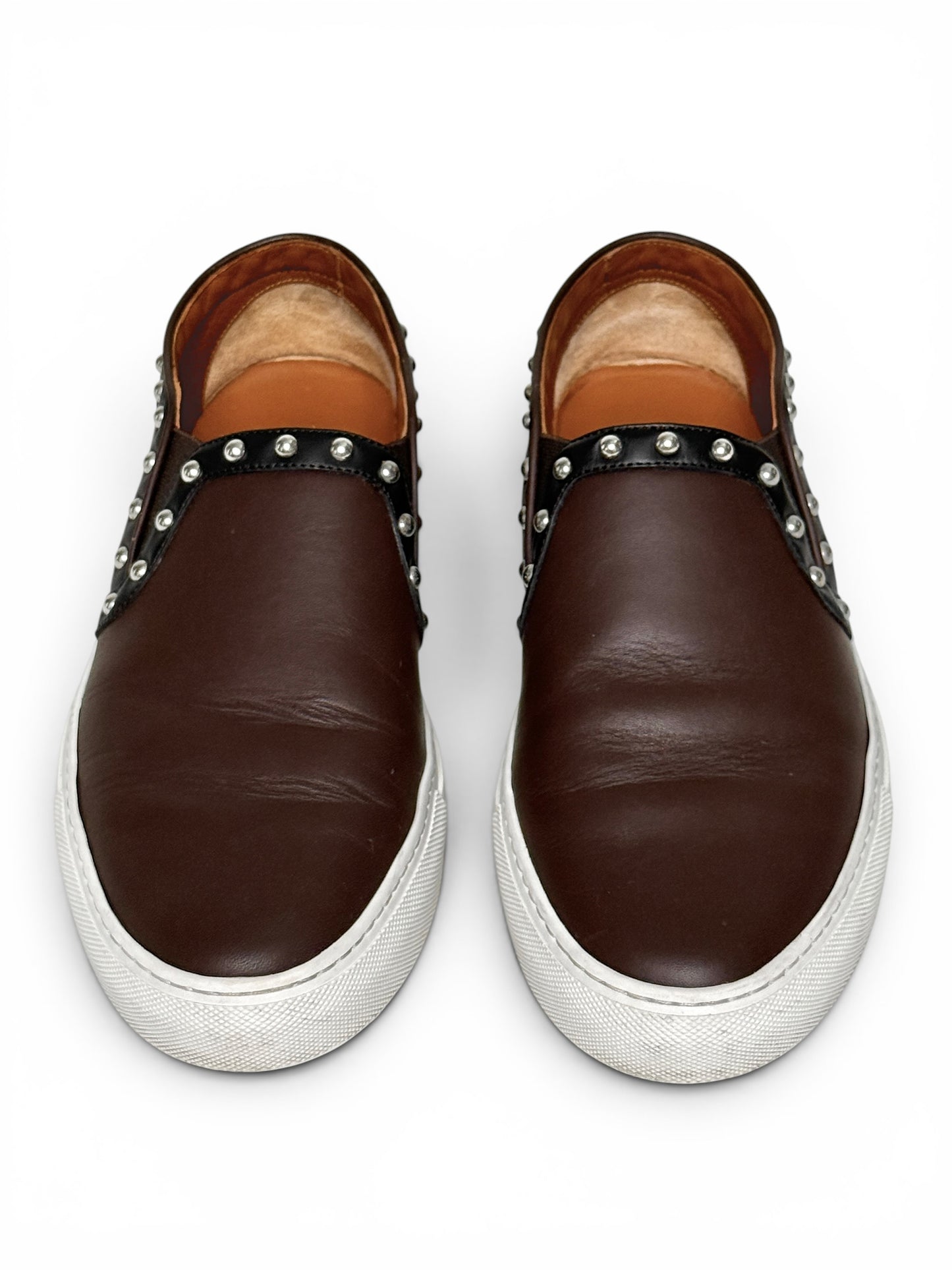 Givenchy Studded Leather Slip-On Sneaker (42)
