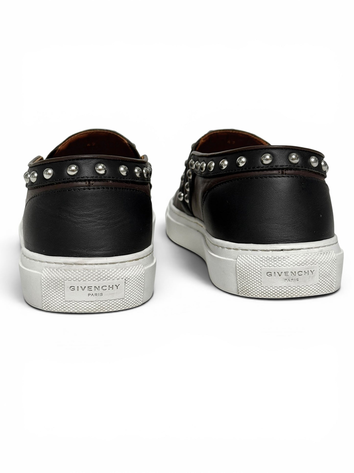 Givenchy Studded Leather Slip-On Sneaker (42)
