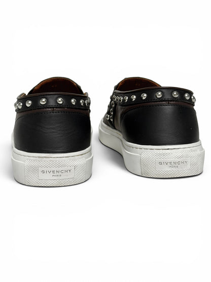 Givenchy Studded Leather Slip-On Sneaker (42)