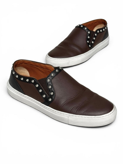 Givenchy Studded Leather Slip-On Sneaker (42)