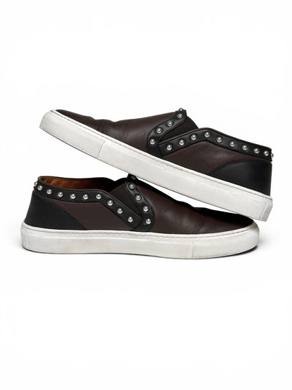 Givenchy Studded Leather Slip-On Sneaker (42)