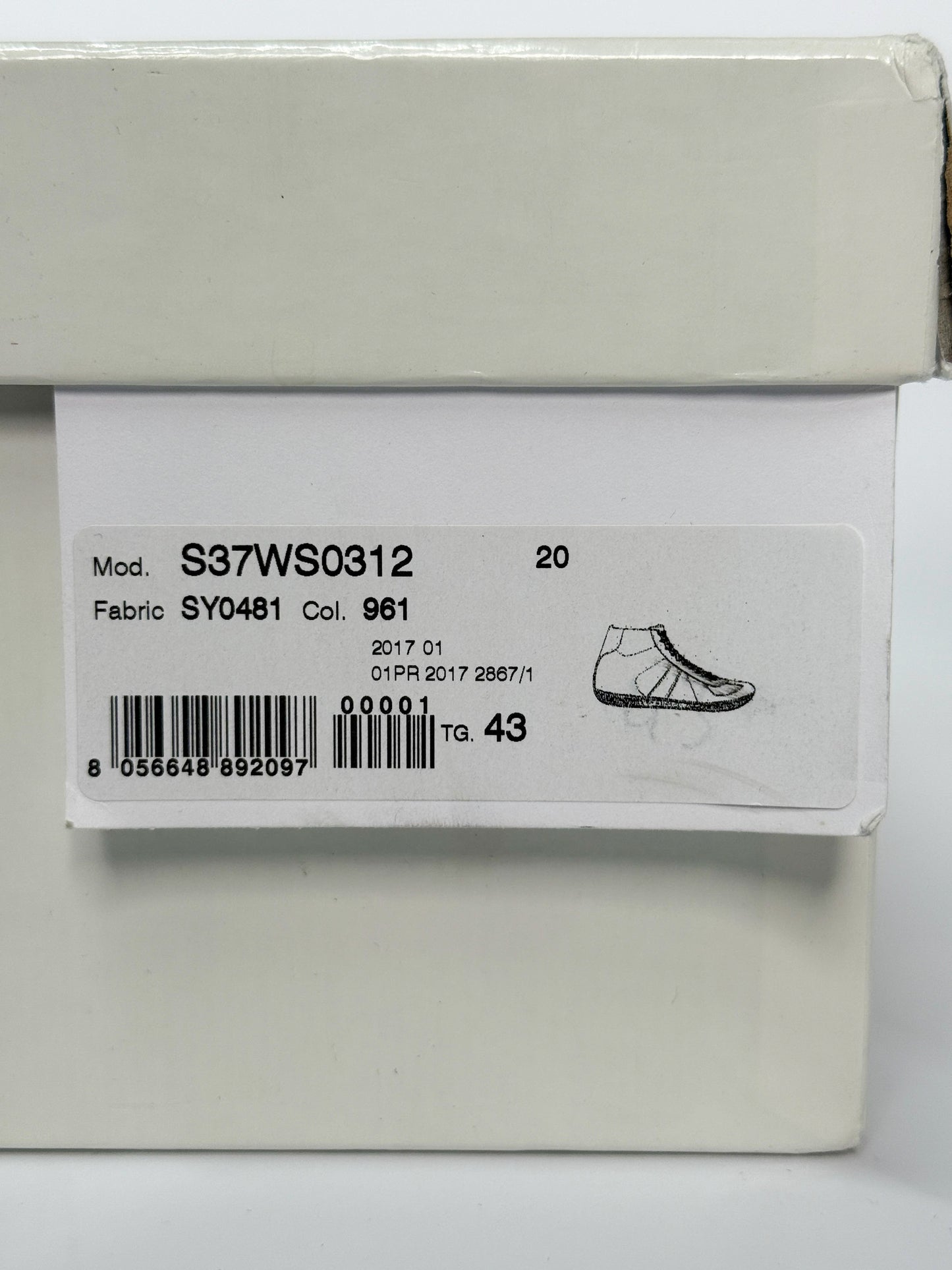 Maison Margiela GAT Hightop Fluorescent Sole