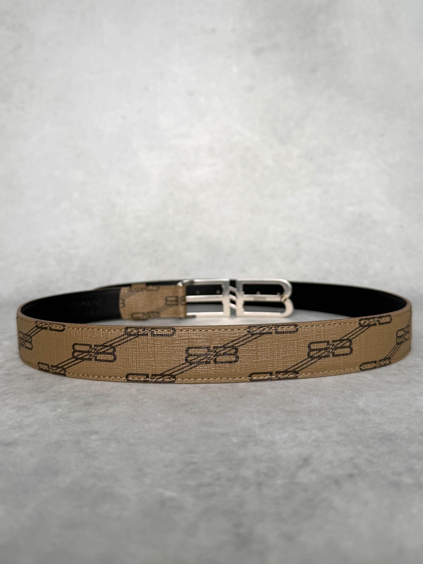 Balenciaga Signature BB Belt Canvas/Leather