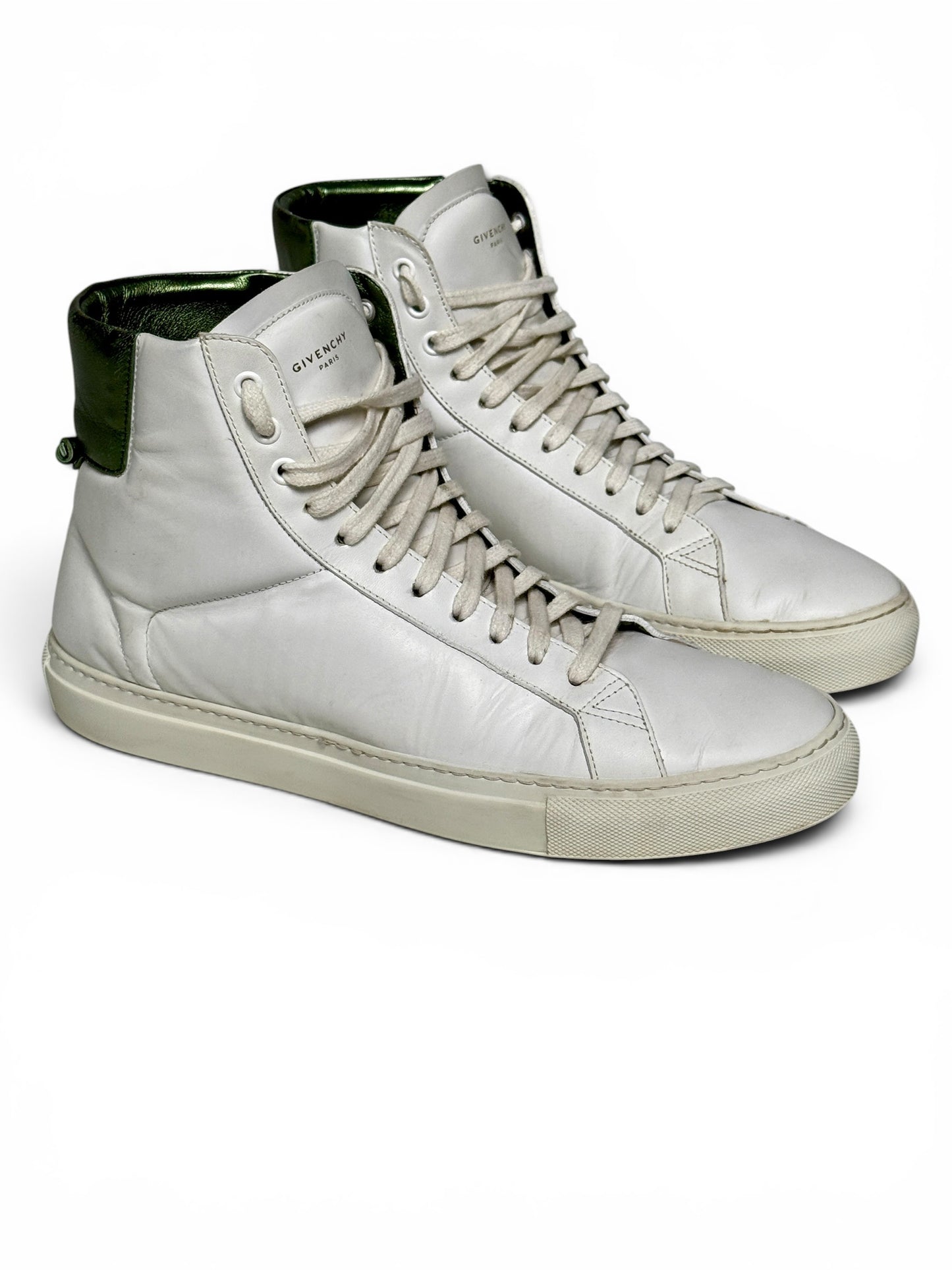 Givenchy High-Tops White/Green Metallic (44)