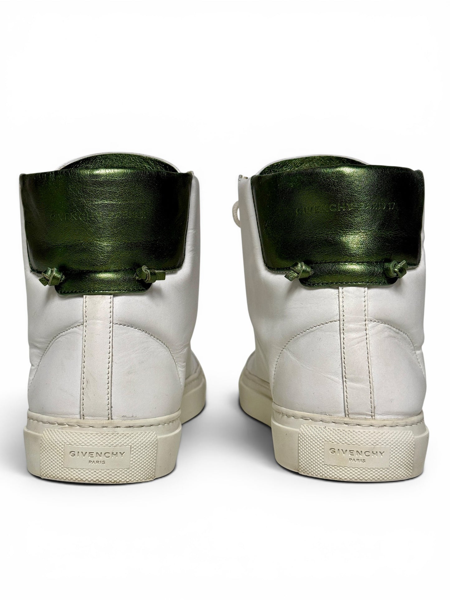 Givenchy High-Tops White/Green Metallic (44)