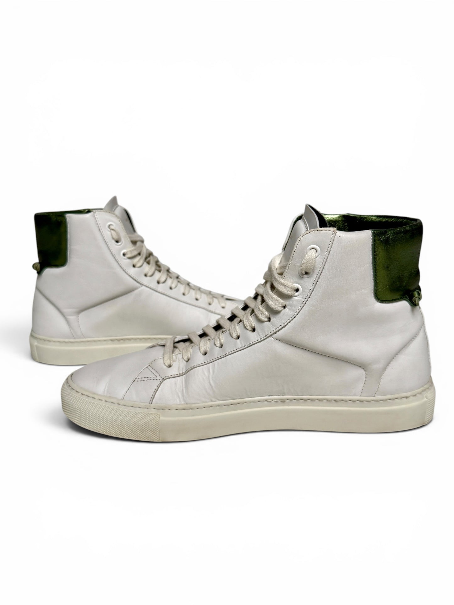 Givenchy High-Tops White/Green Metallic (44)