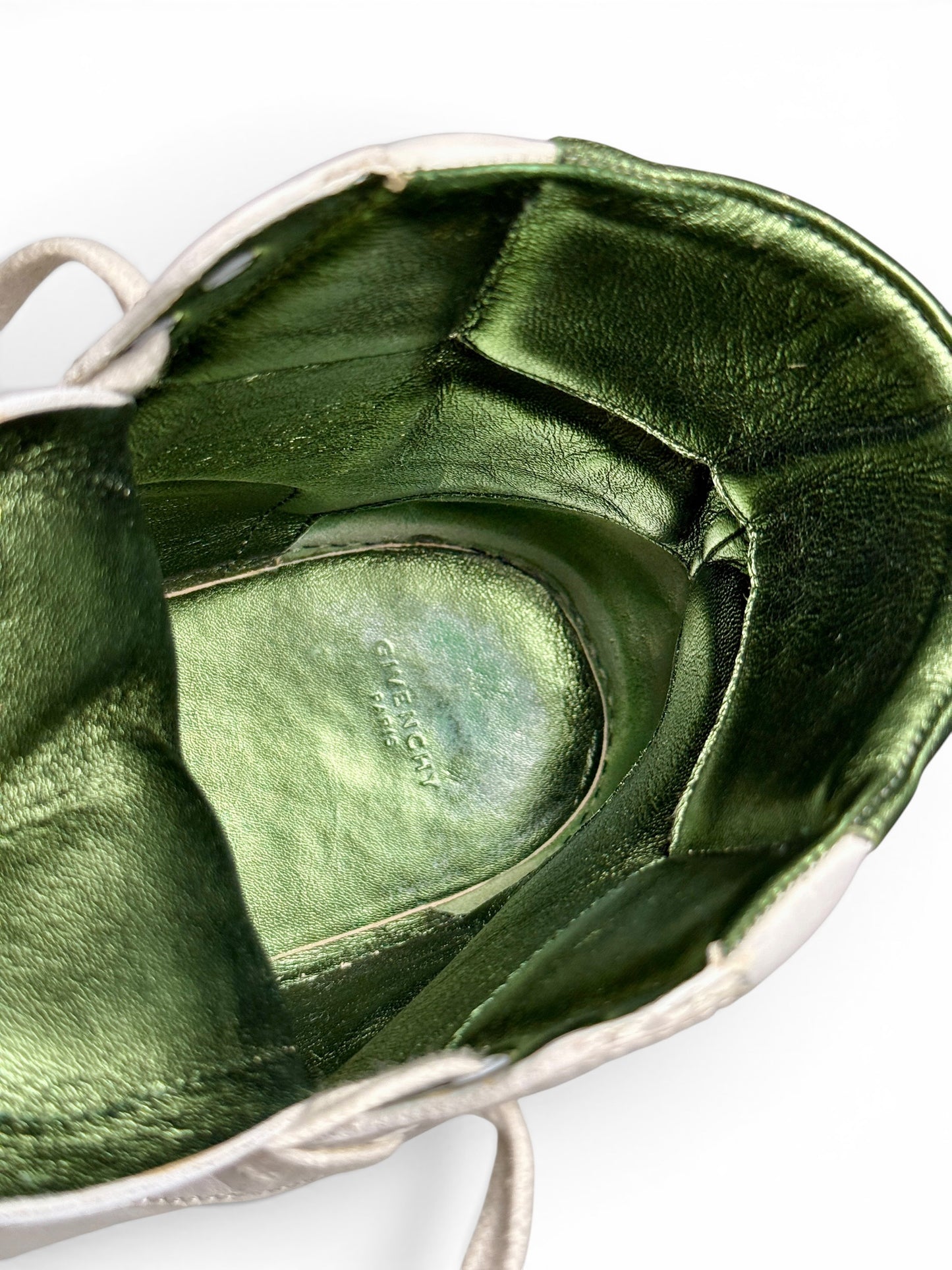 Givenchy High-Tops White/Green Metallic (44)