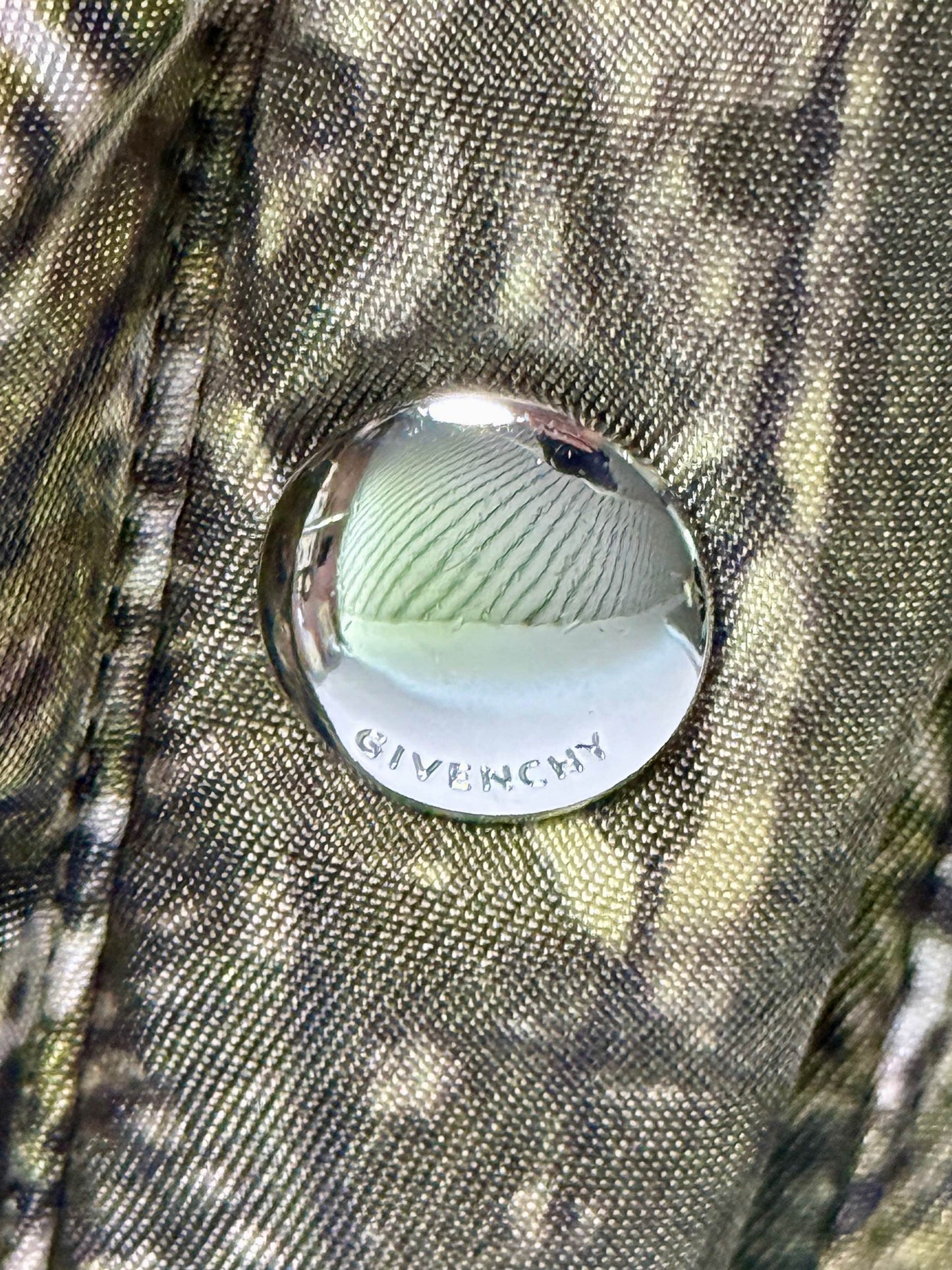 Givenchy SS2017 Dollar Camo Satin Bomber Jacket