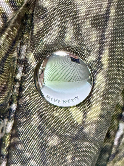 Givenchy SS2017 Dollar Camo Satin Bomber Jacket