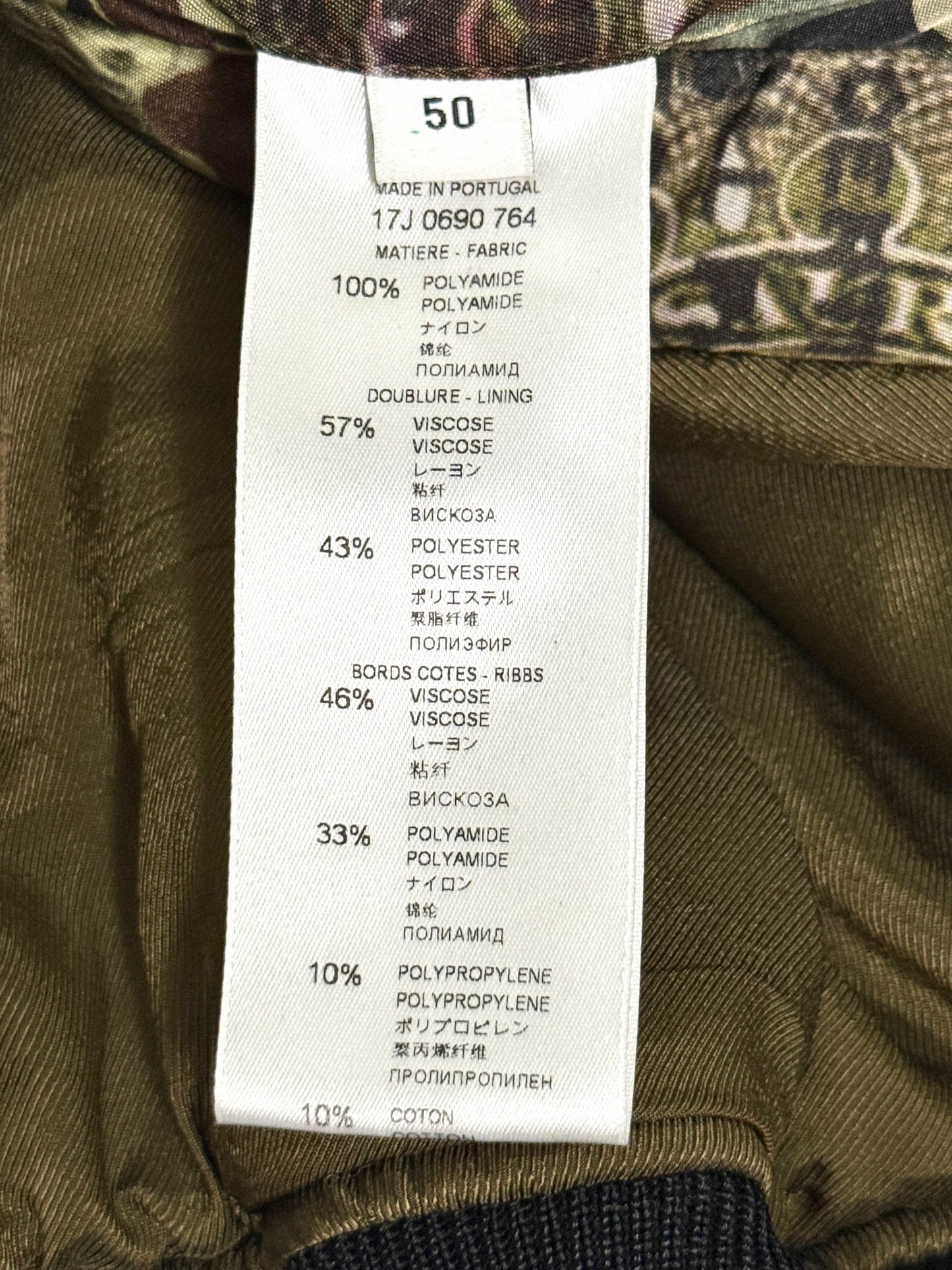 Givenchy SS2017 Dollar Camo Satin Bomber Jacket