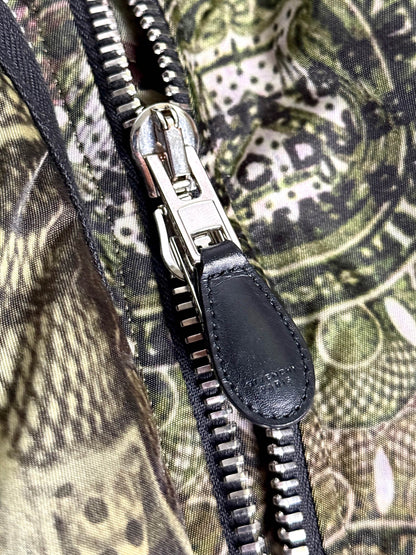 Givenchy SS2017 Dollar Camo Satin Bomber Jacket