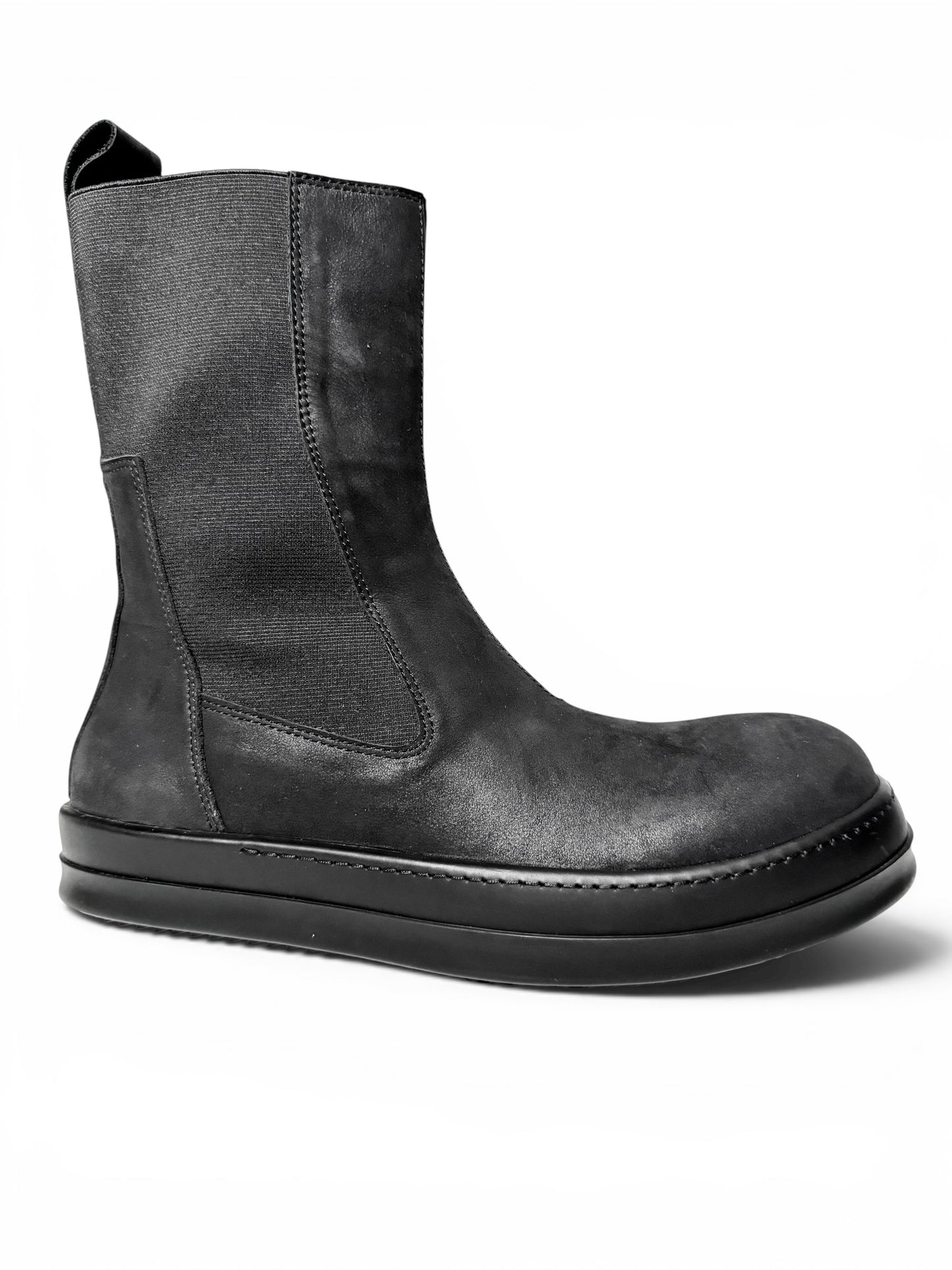 Rick Owens Bozo Chelsea Boots Nubuck Leather (43)