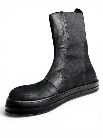 Rick Owens Bozo Chelsea Boots Nubuck Leather (43)
