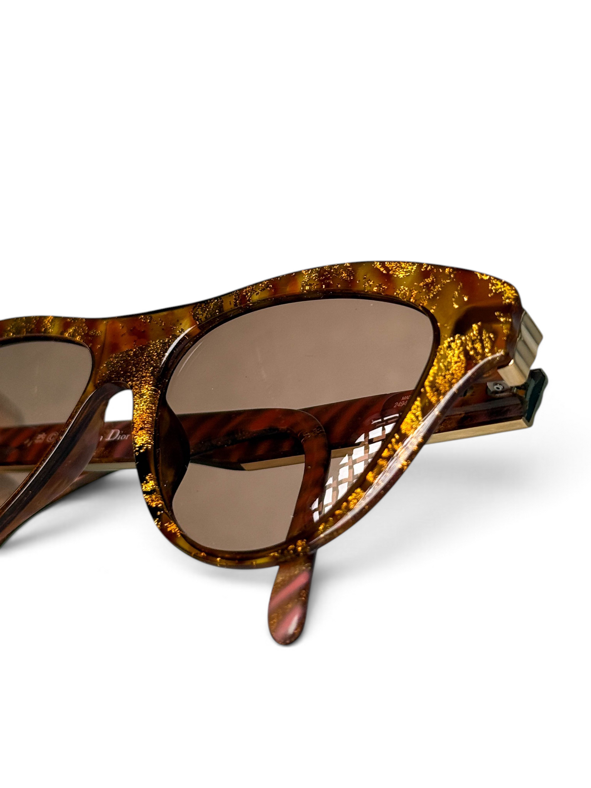 Dior Vintage Womens Sunglasses Multicolor 1970s