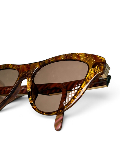 Dior Vintage Womens Sunglasses Multicolor 1970s