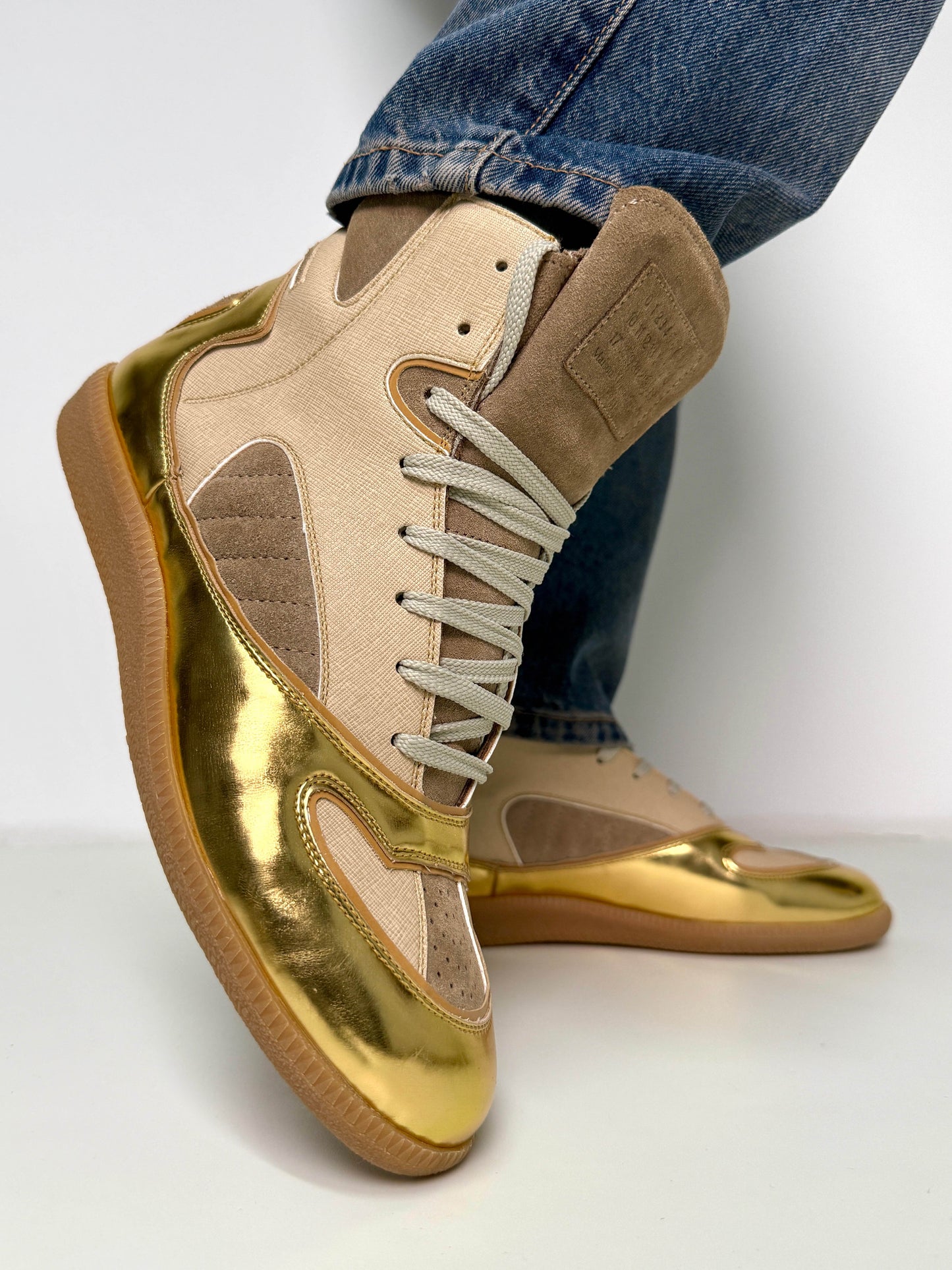 Maison Margiela Gold "Cadillac" Hightop (41)
