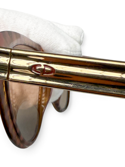 Dior Vintage Womens Sunglasses Multicolor 1970s