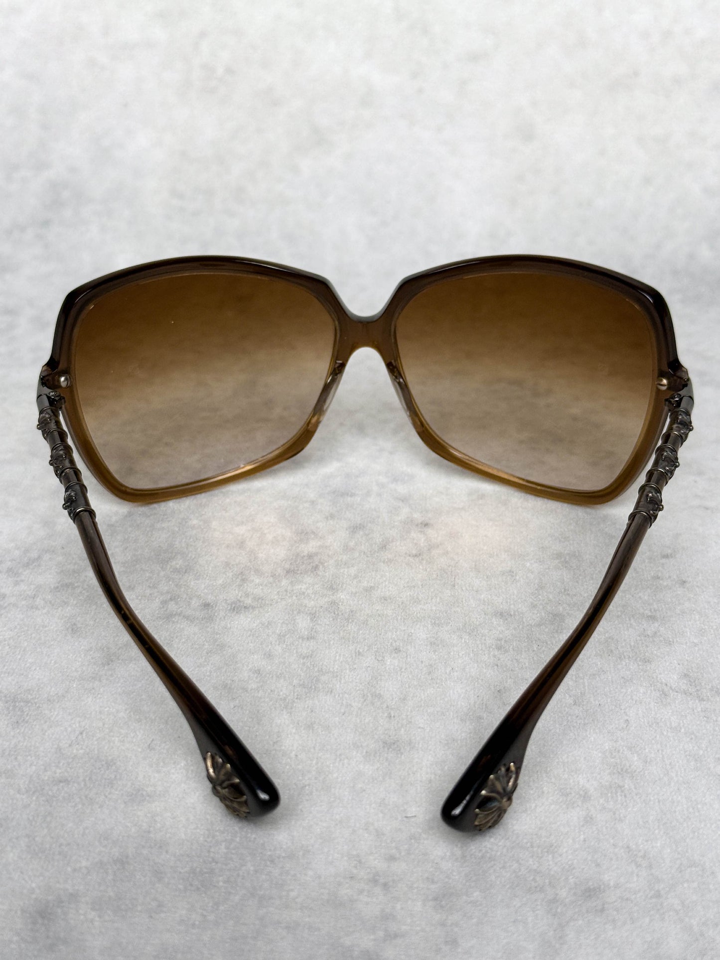 Chrome Hearts IKU-IKU Sunglasses Brown