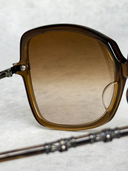 Chrome Hearts IKU-IKU Sunglasses Brown