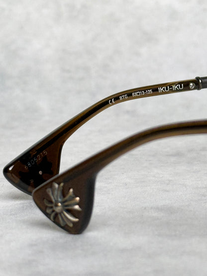 Chrome Hearts IKU-IKU Sunglasses Brown