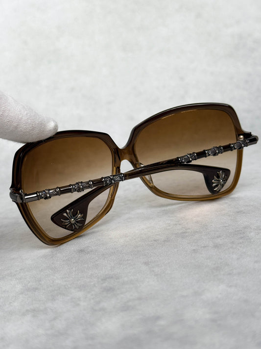 Chrome Hearts IKU-IKU Sunglasses Brown