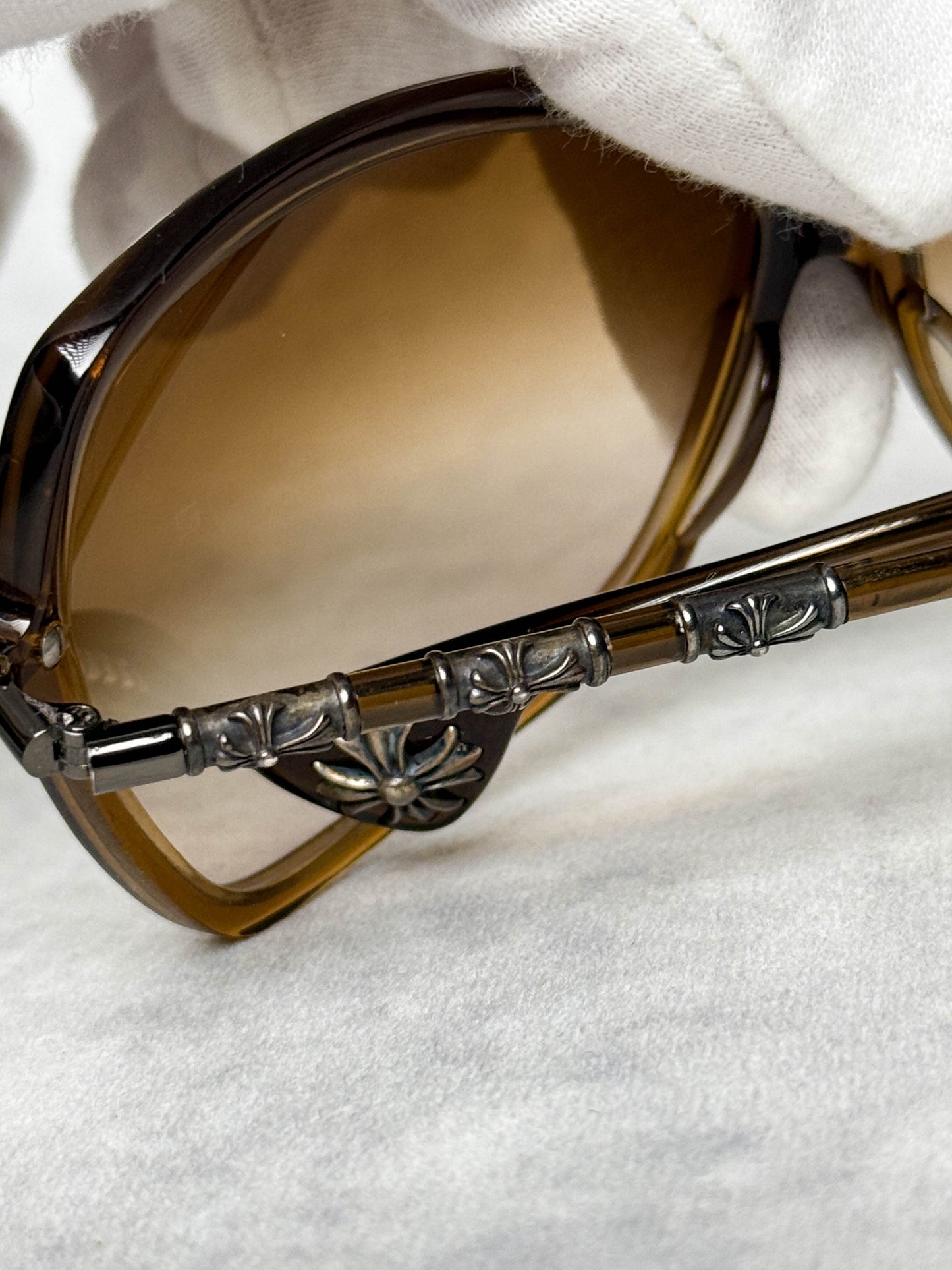 Chrome Hearts IKU-IKU Sunglasses Brown