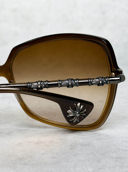 Chrome Hearts IKU-IKU Sunglasses Brown