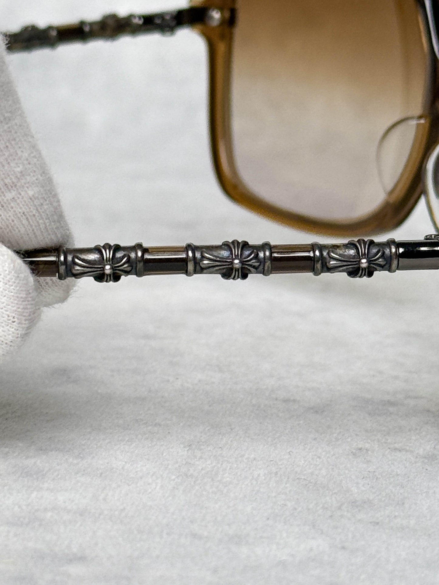 Chrome Hearts IKU-IKU Sunglasses Brown