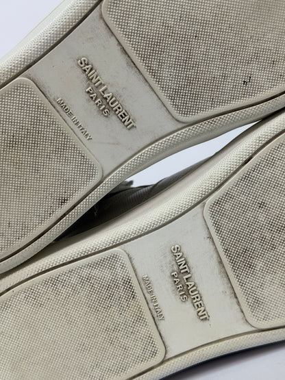 Saint Laurent SL/10H Hightop White Perforated Leather (42)