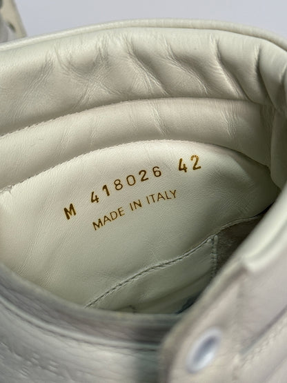 Saint Laurent SL/10H Hightop White Perforated Leather (42)