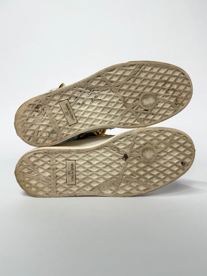 Giuseppe Zanotti Hightop Gold Chain Sneaker (39)