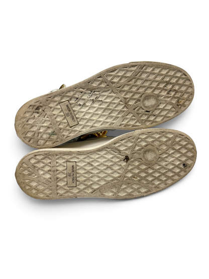 Giuseppe Zanotti Hightop Gold Chain Sneaker (39)