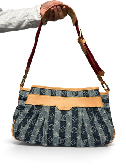 Louis Vuitton 2006 Denim Raye Porte Épaule MM