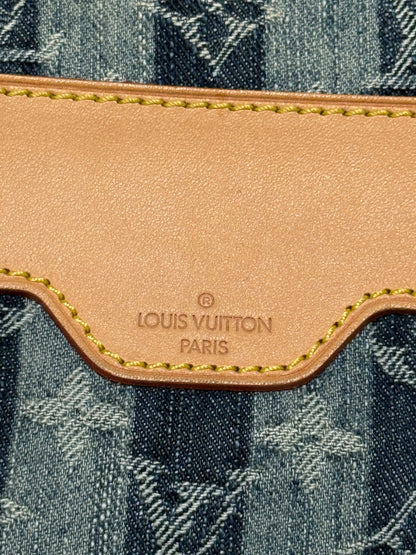 Louis Vuitton 2006 Denim Raye Porte Épaule MM