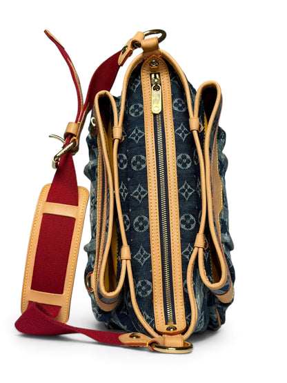 Louis Vuitton 2006 Denim Raye Porte Épaule MM