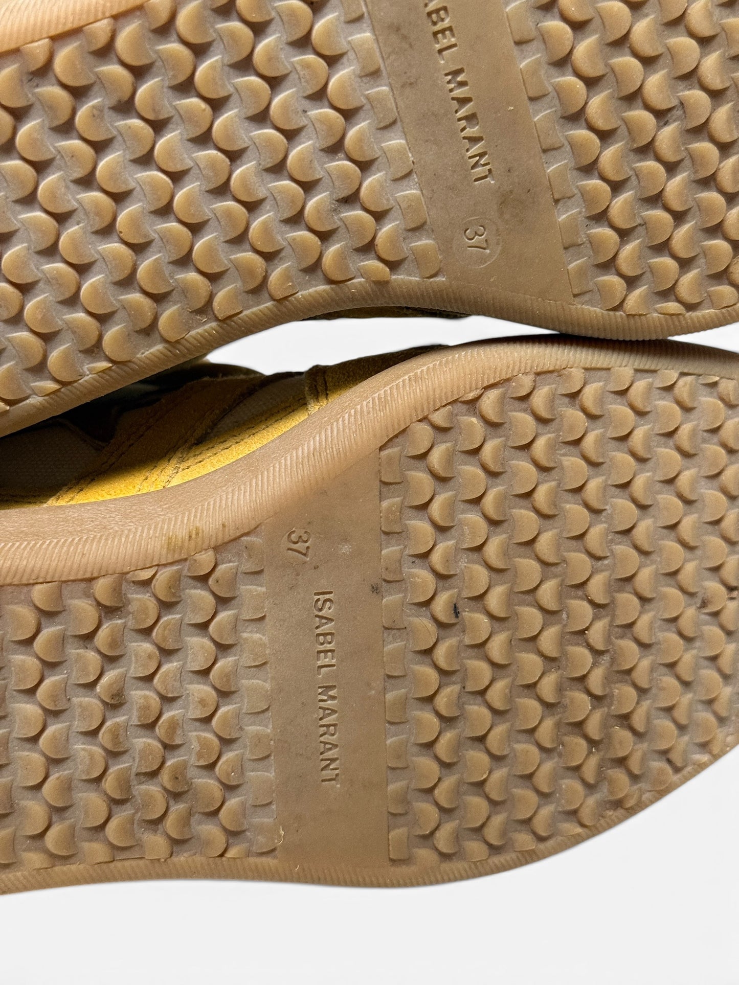 Isabel Marant Bayley Wedge Sneaker Yellow Americana (37)