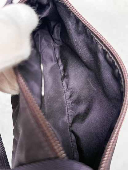 Prada Nylon Pochette Dark Purple
